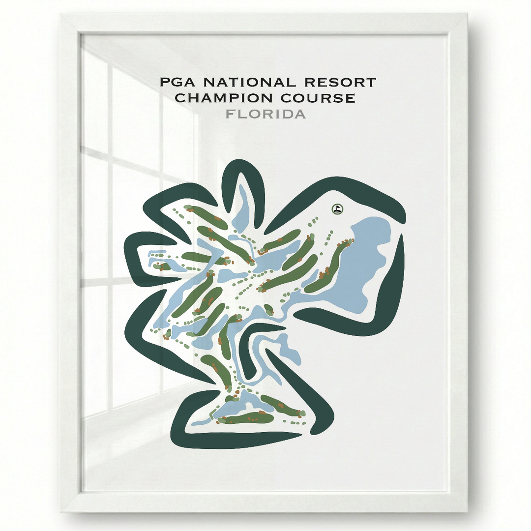 PGA National Resort, Champion Course, Florida - Printed Golf Courses