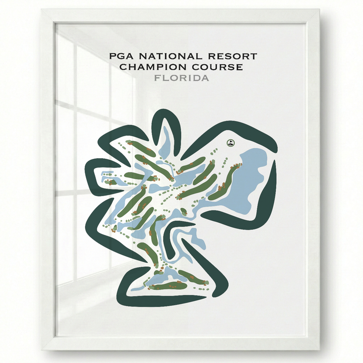 PGA National Resort, Champion Course, Florida - Printed Golf Courses