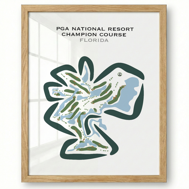 PGA National Resort, Champion Course, Florida - Printed Golf Courses