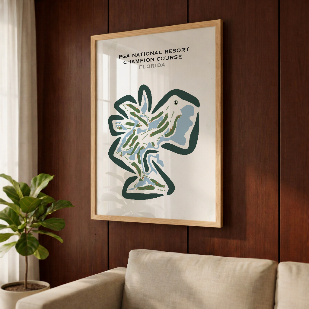 PGA National Resort, Champion Course, Florida - Printed Golf Courses