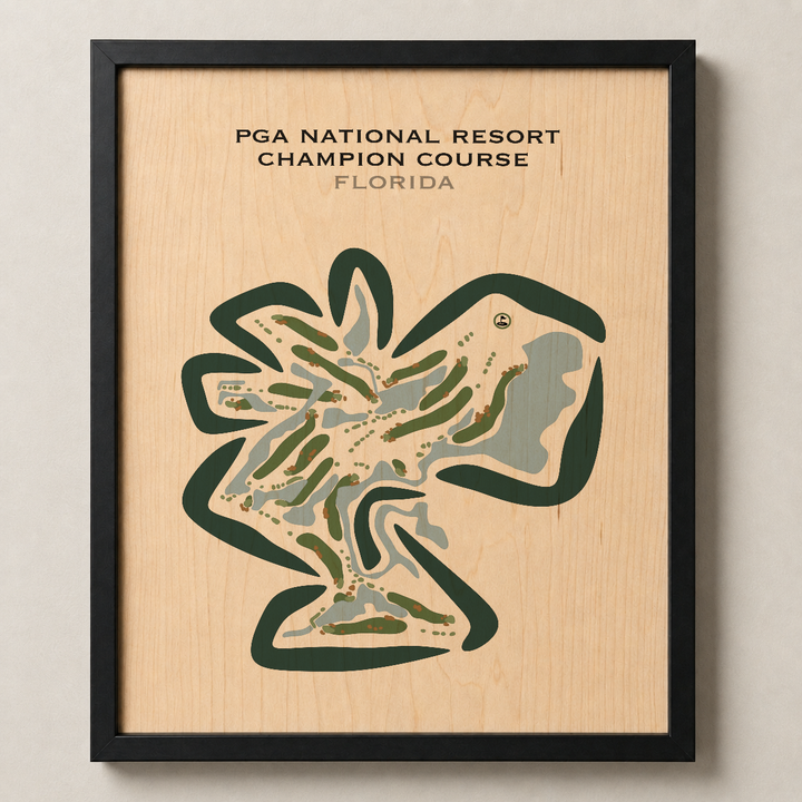 PGA National Resort, Champion Course, Florida - Printed Golf Courses