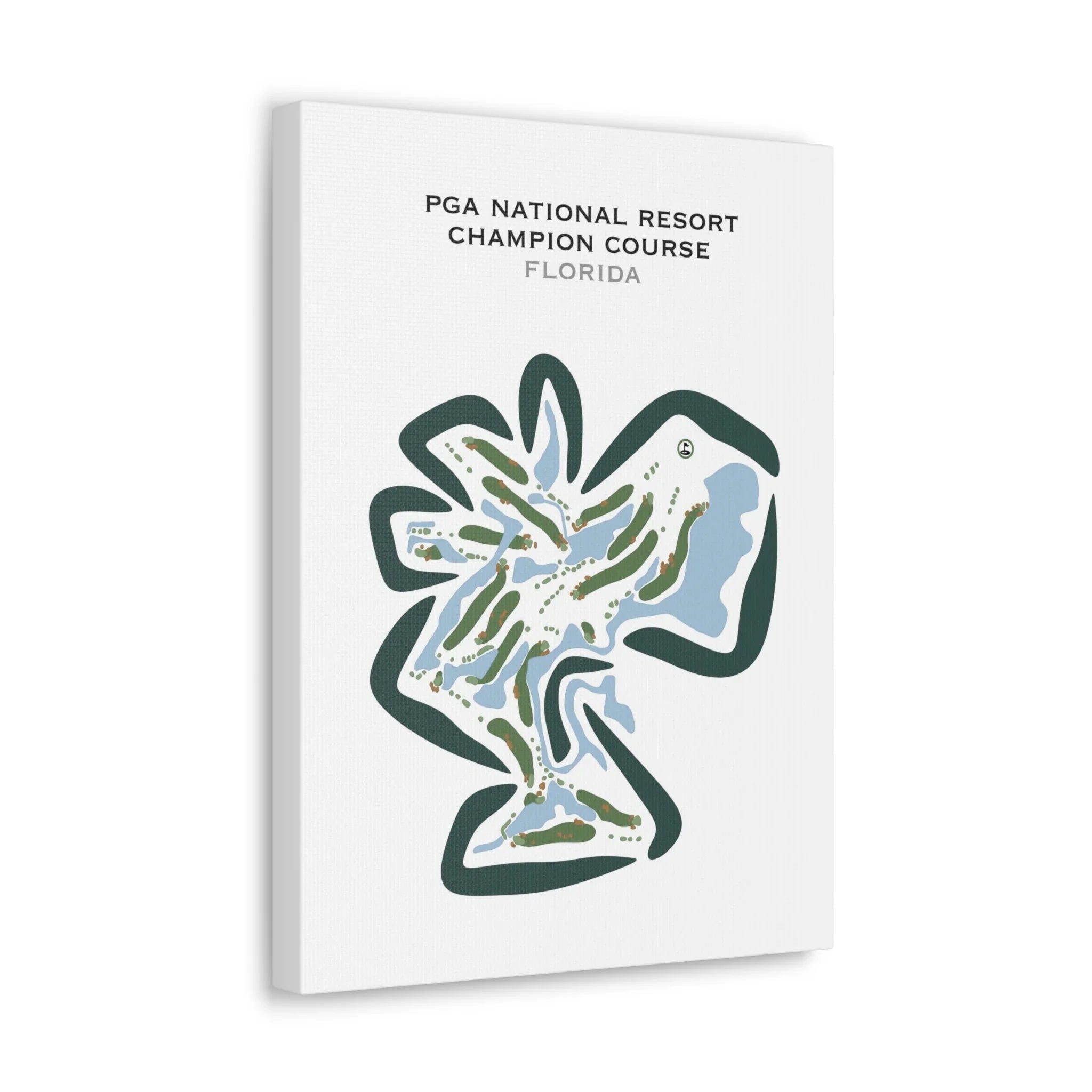 Buy the best printed golf course - PGA National Resort Champion Course Flo 1 
