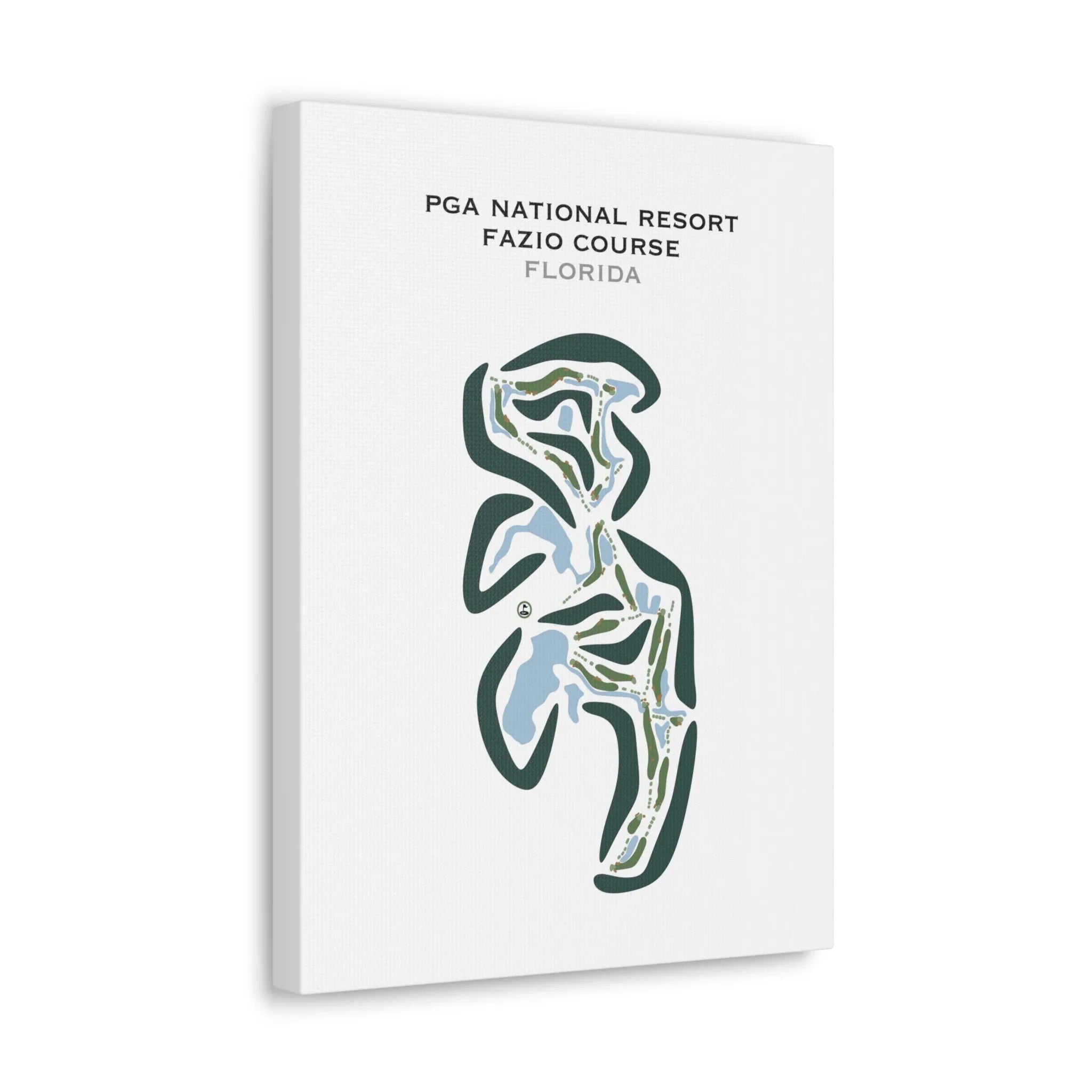 Buy the best printed golf course - PGA National Resort Fazio Course Flo 1 