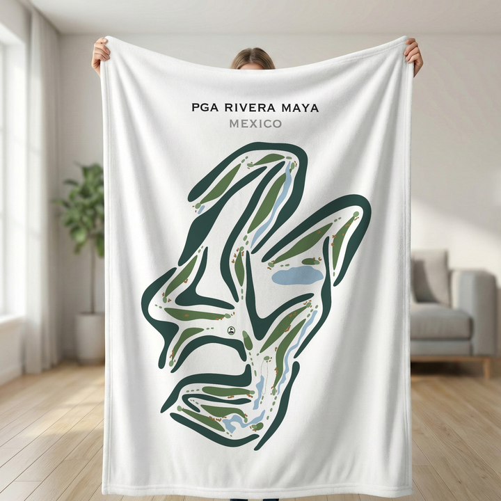 PGA Rivera Maya, Mexico - Printed Golf Courses