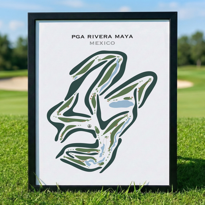 PGA Rivera Maya, Mexico - Printed Golf Courses