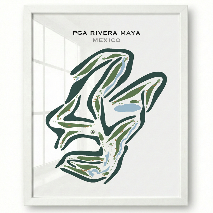 PGA Rivera Maya, Mexico - Printed Golf Courses