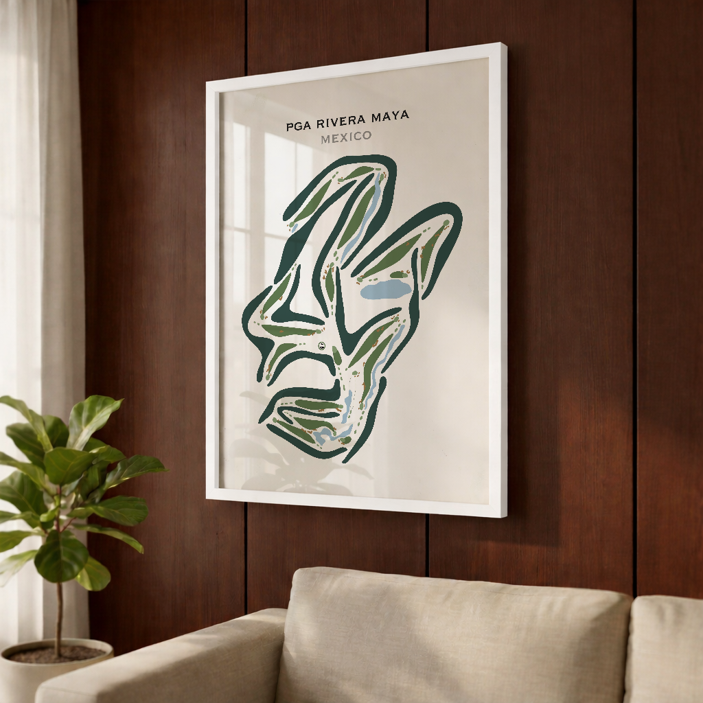 PGA Rivera Maya, Mexico - Printed Golf Courses