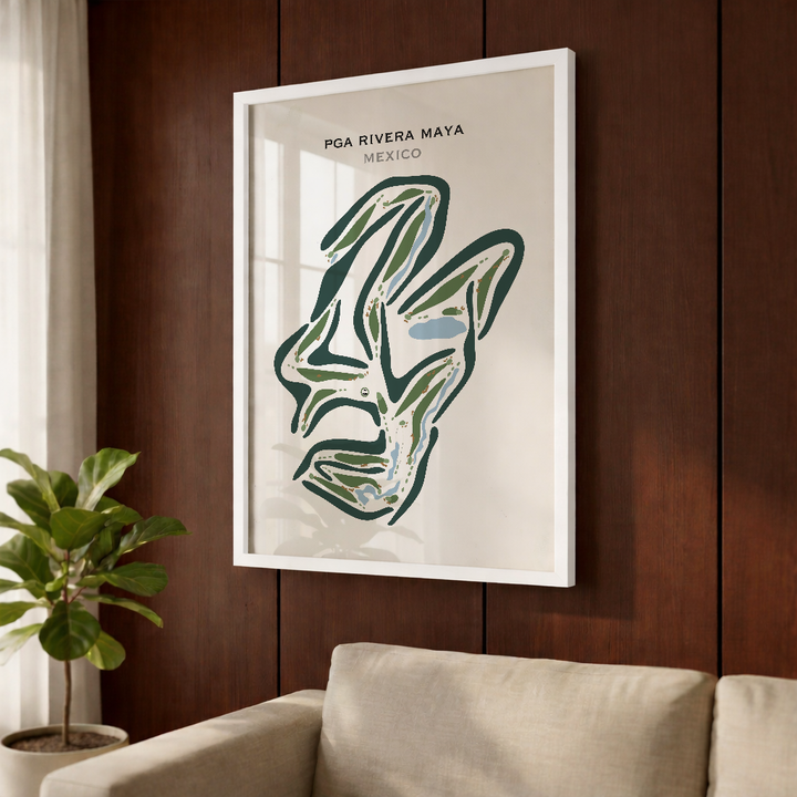 PGA Rivera Maya, Mexico - Printed Golf Courses