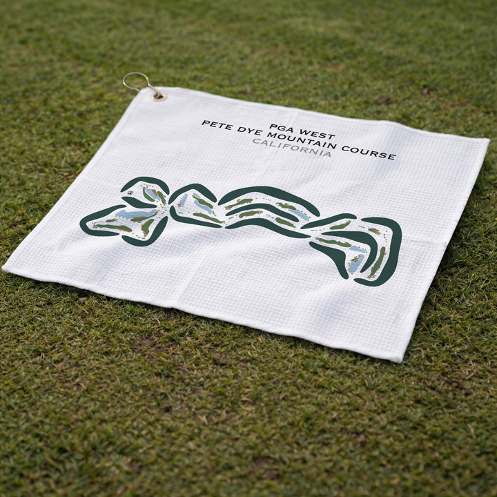 PGA WEST Pete Dye Mountain Course, California - Printed Golf Course