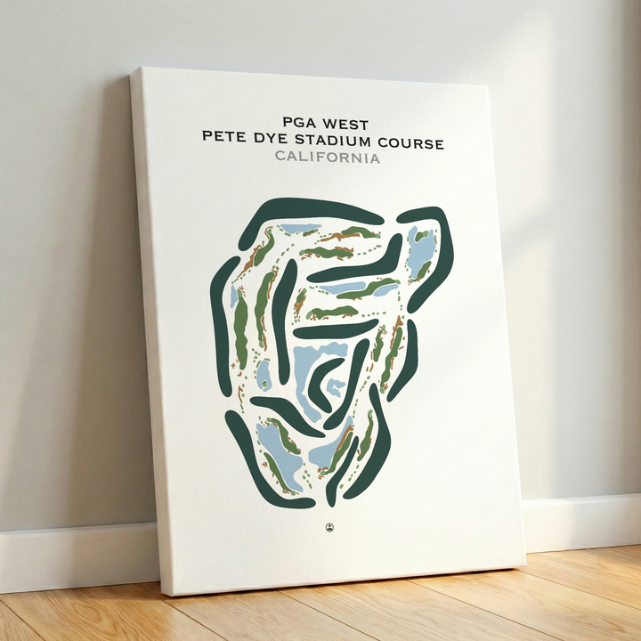 PGA WEST Pete Dye Stadium Course, California - Printed Golf Courses