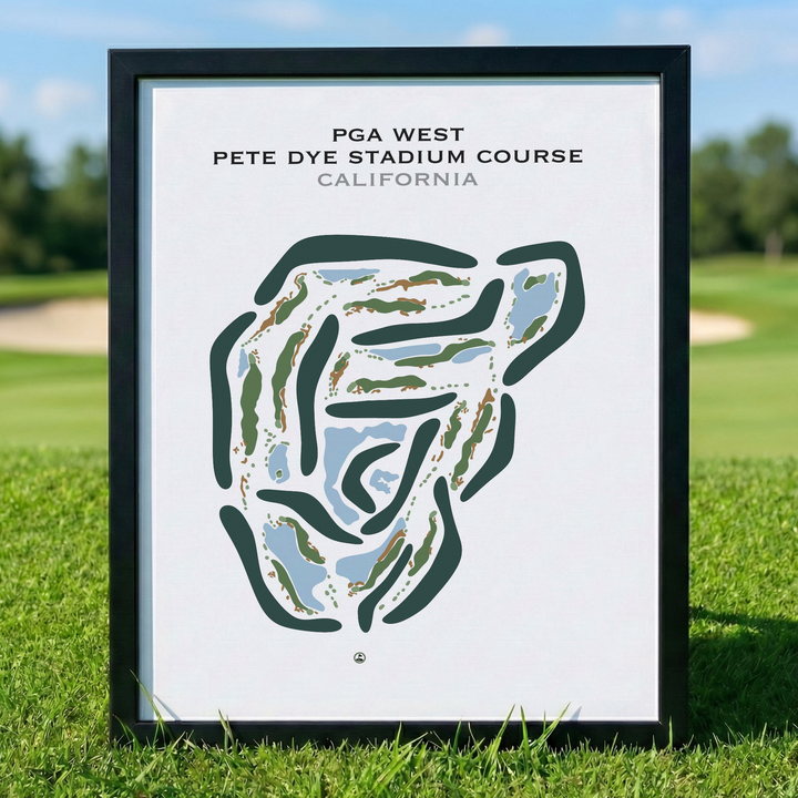 PGA WEST Pete Dye Stadium Course, California - Printed Golf Courses