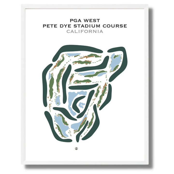 PGA WEST Pete Dye Stadium Course, California - Printed Golf Courses