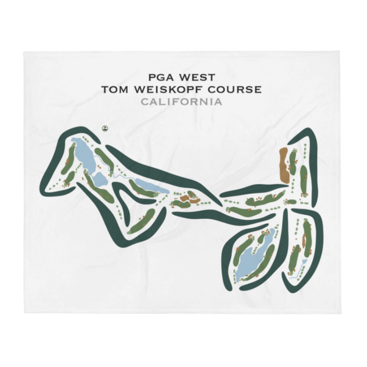 PGA WEST Tom Weiskopf Course, California - Printed Golf Courses