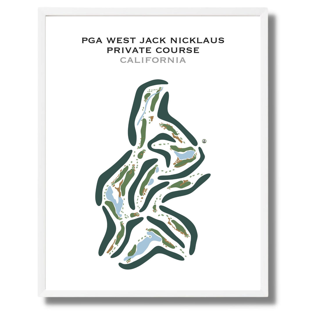 PGA WEST Jack Nicklaus Private Course, California - Printed Golf Courses