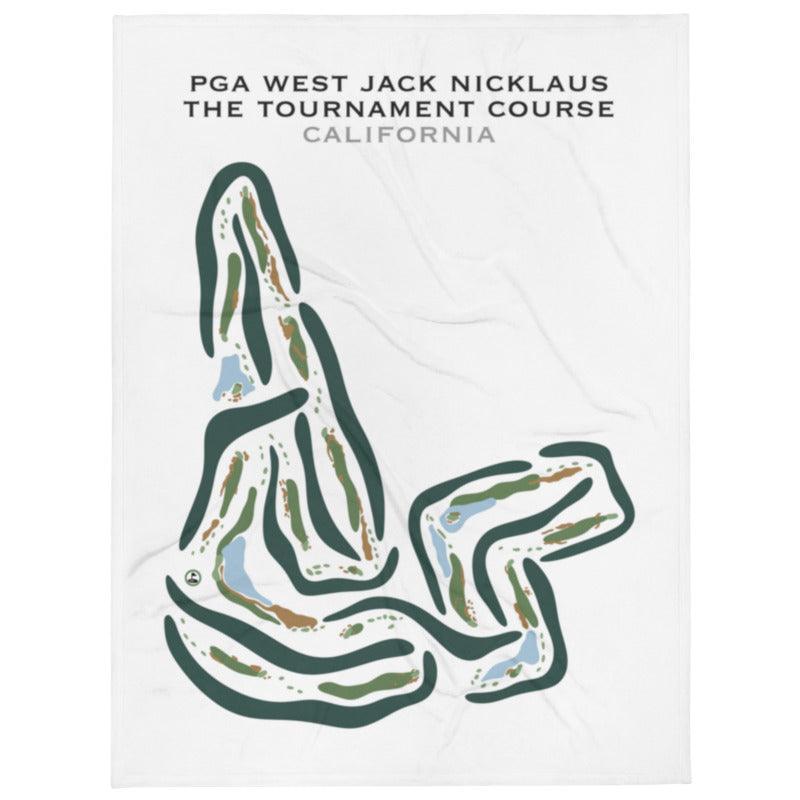 PGA West Jack Nicklaus, California - Printed Golf Courses - Golf Course Prints