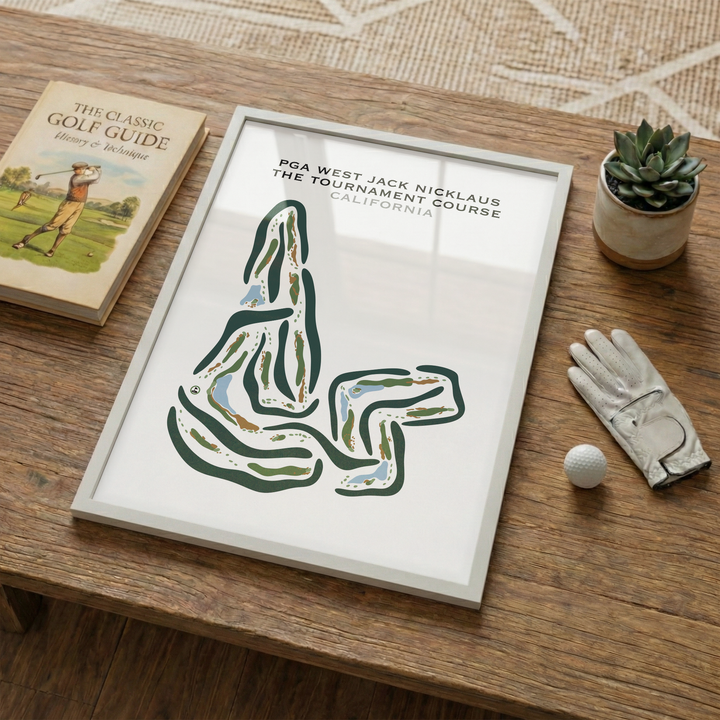 PGA West Jack Nicklaus, California - Printed Golf Courses