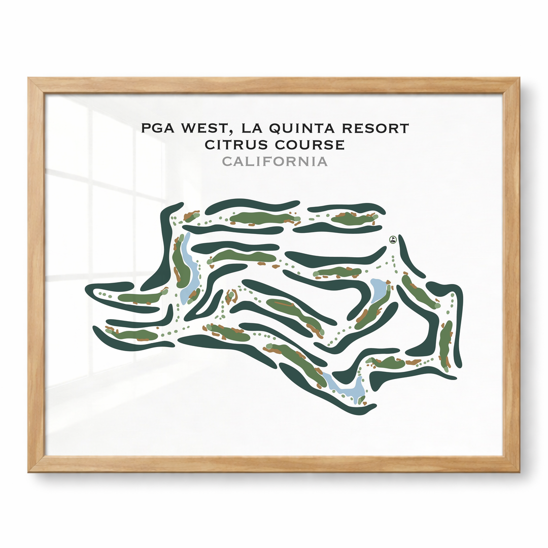 PGA West The Citrus Course, California - Printed Golf Courses
