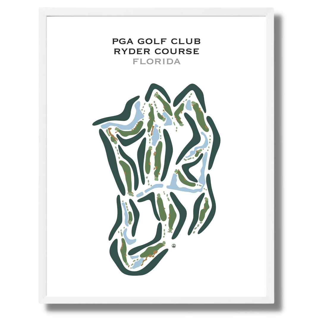 PGA Golf Club - Ryder Course, Florida - Printed Golf Course