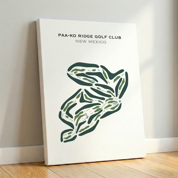 Paa-Ko Ridge Golf Club, New Mexico - Printed Golf Courses