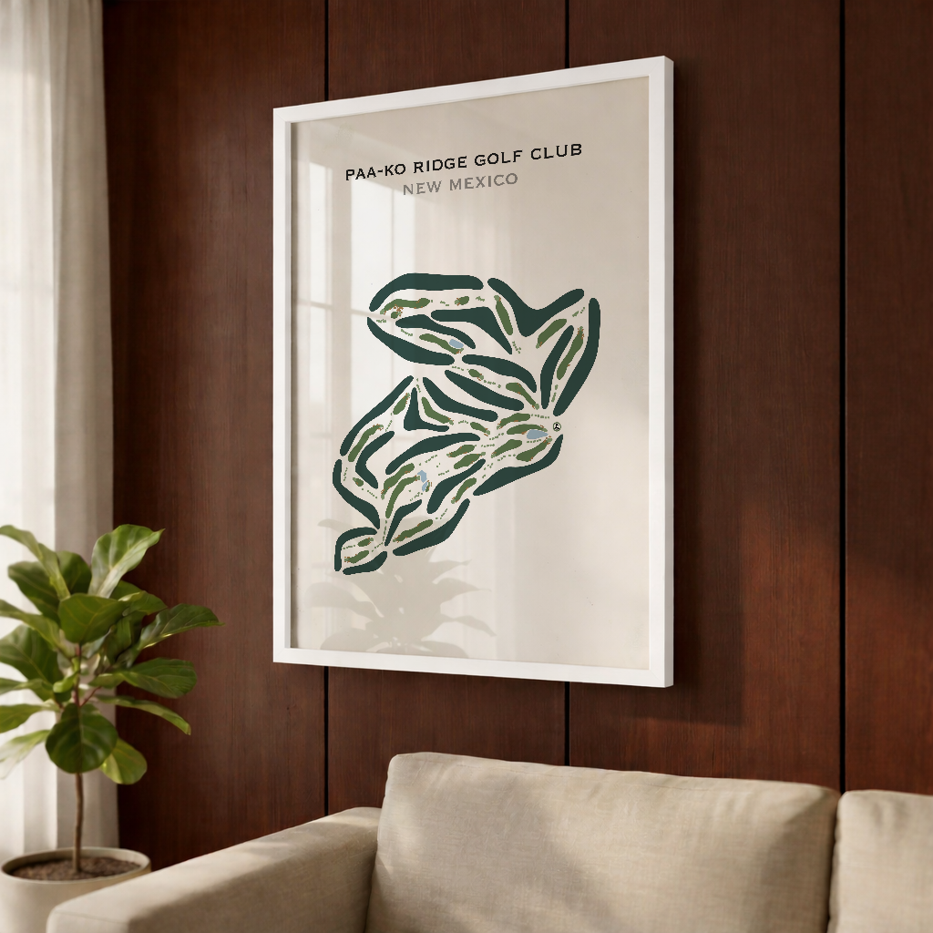 Paa-Ko Ridge Golf Club, New Mexico - Printed Golf Courses