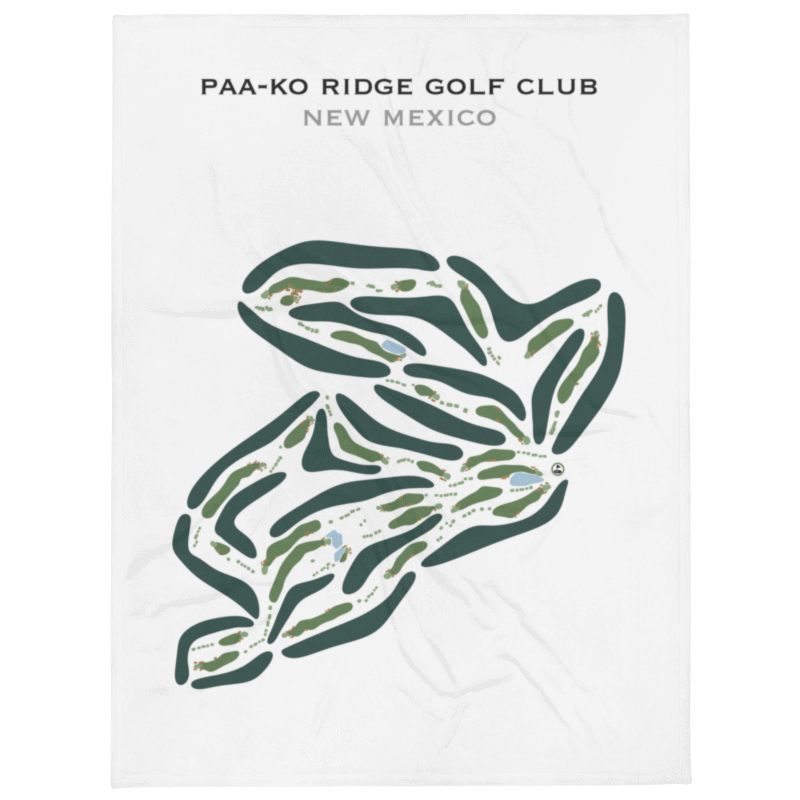 Paa-Ko Ridge Golf Club, New Mexico - Printed Golf Courses