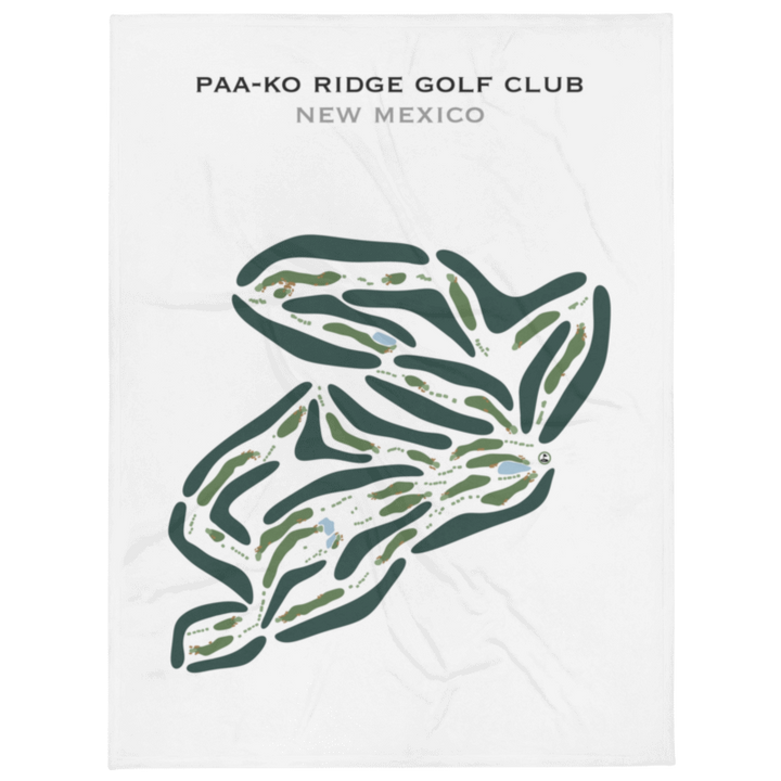 Paa-Ko Ridge Golf Club, New Mexico - Printed Golf Courses