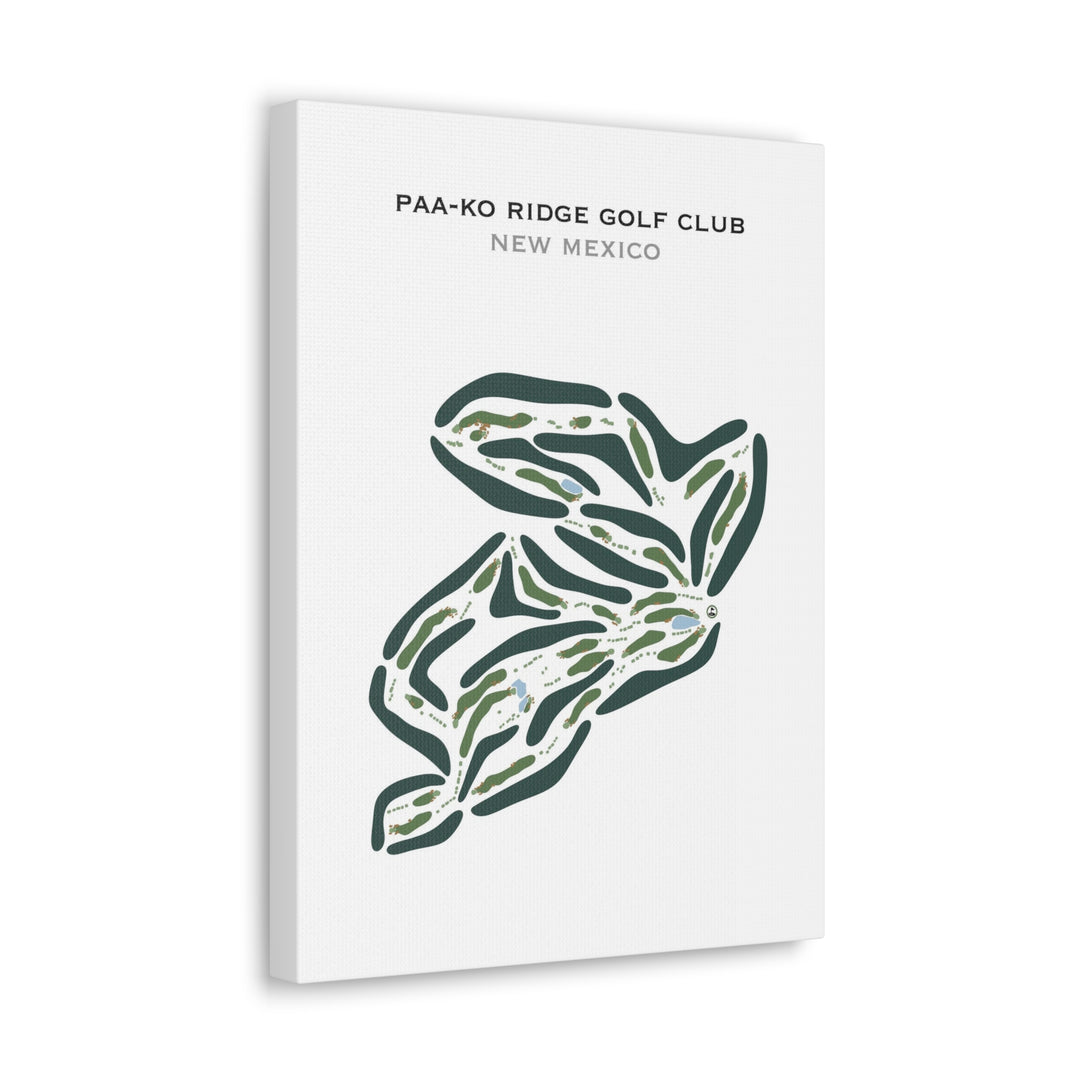 Paa-Ko Ridge Golf Club, New Mexico - Printed Golf Courses