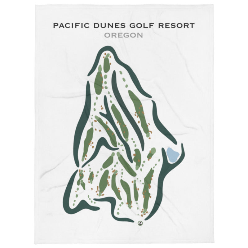 Pacific Dunes Golf Resort, Oregon - Printed Golf Courses