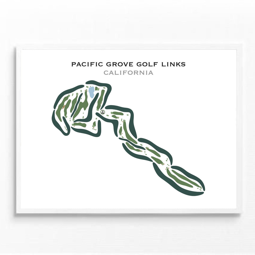 Pacific Grove Golf Links, California - Printed Golf Courses