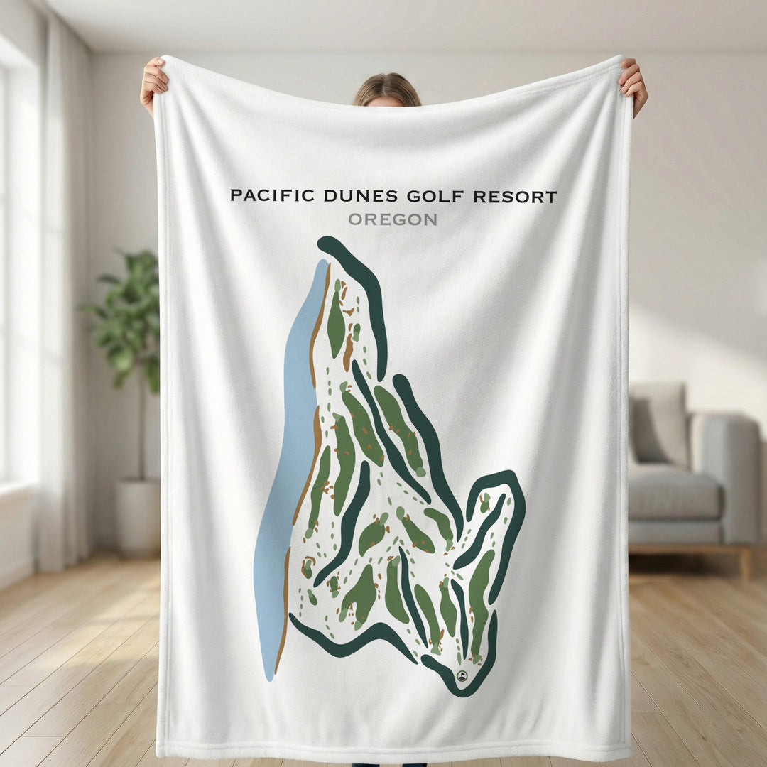Pacific Dunes Golf Resort, Oregon - Printed Golf Courses