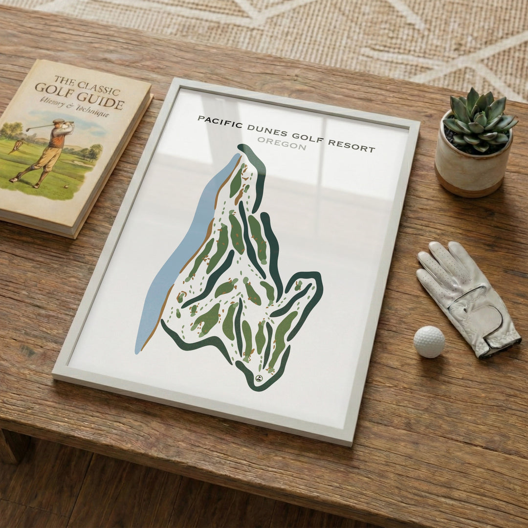 Pacific Dunes Golf Resort, Oregon - Printed Golf Courses