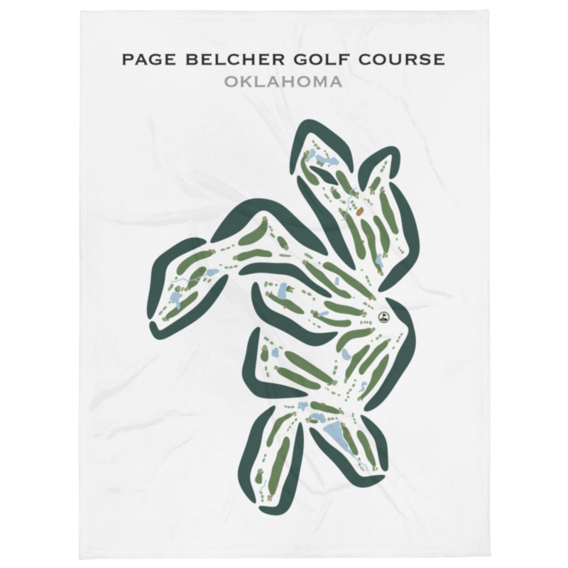 Page Belcher Golf Course, Oklahoma - Printed Golf Courses