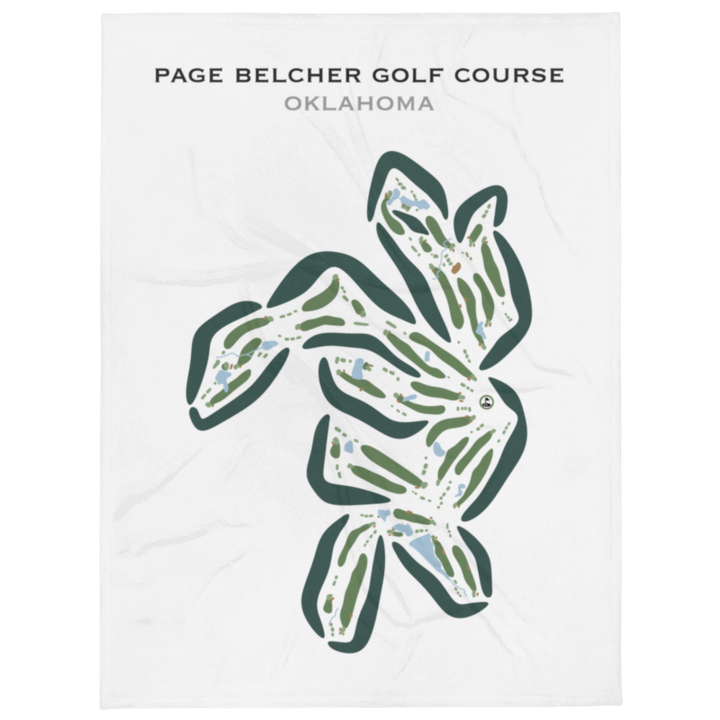 Page Belcher Golf Course, Oklahoma - Printed Golf Courses