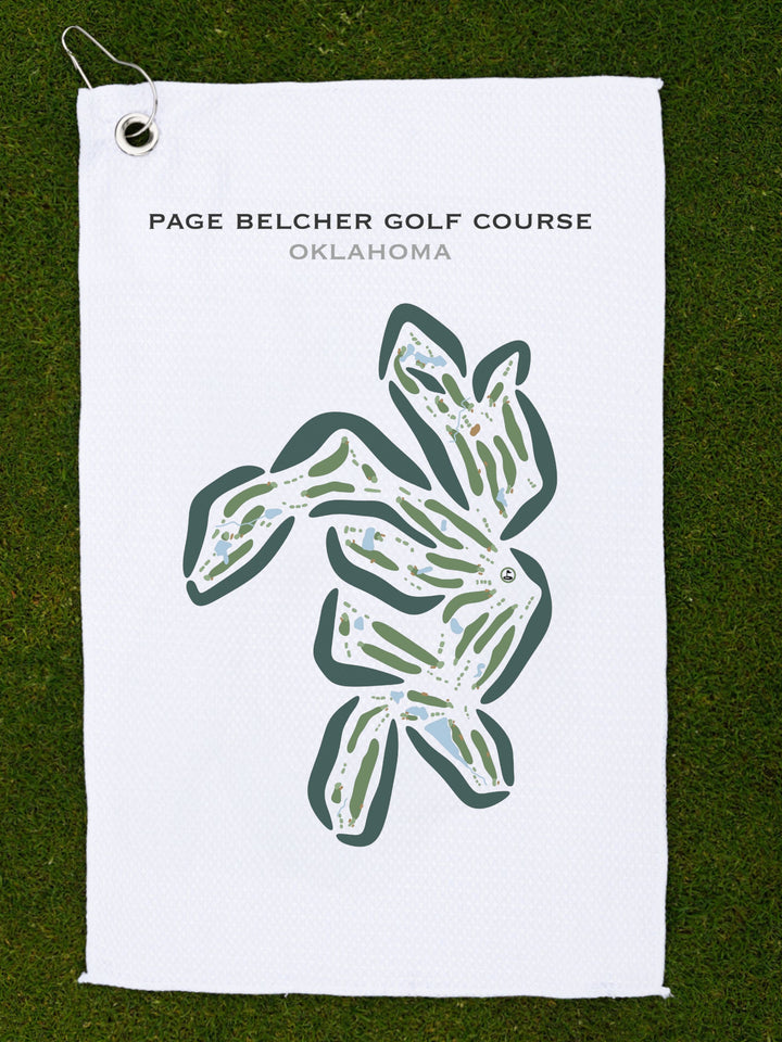 Page Belcher Golf Course, Oklahoma - Printed Golf Courses