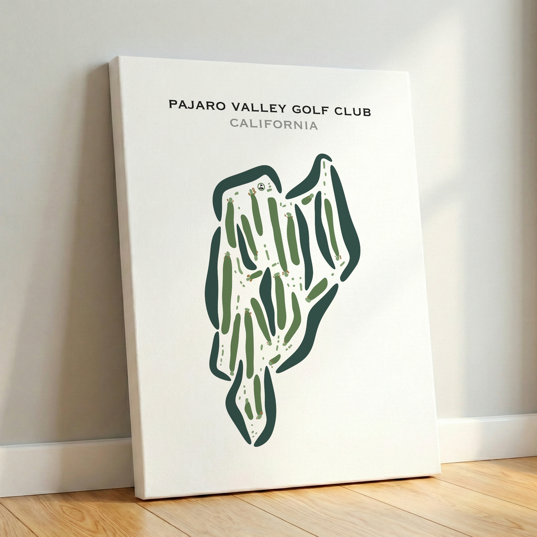 Pajaro Valley Golf Club, California - Printed Golf Courses