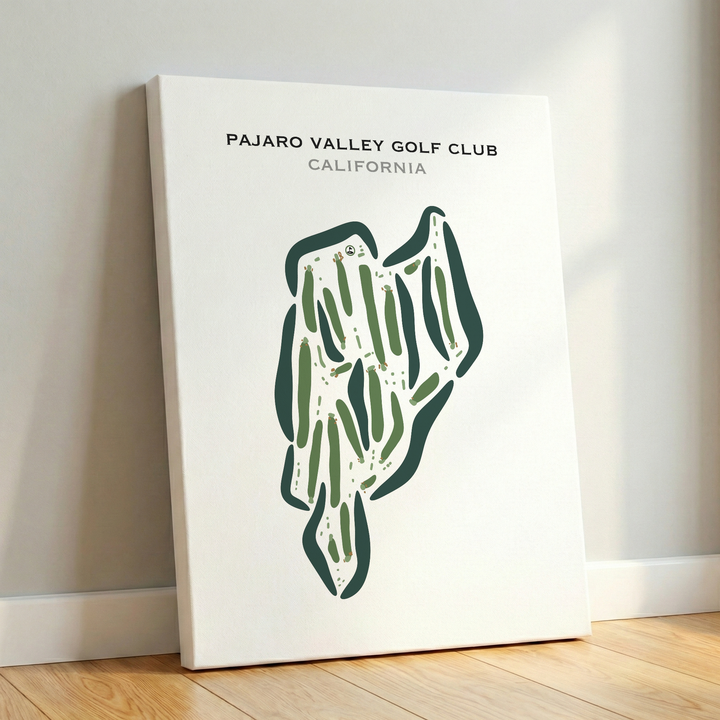 Pajaro Valley Golf Club, California - Printed Golf Courses