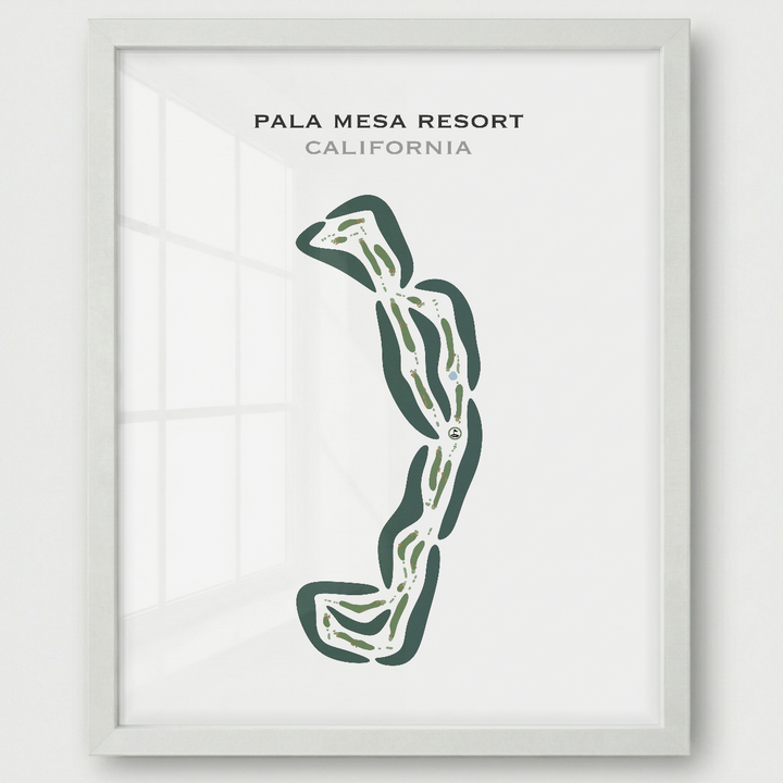 Pala Mesa Resort, California - Printed Golf Courses