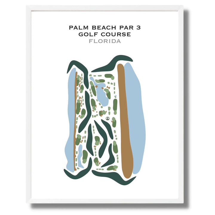 Palm Beach Par 3, Florida - Printed Golf Courses