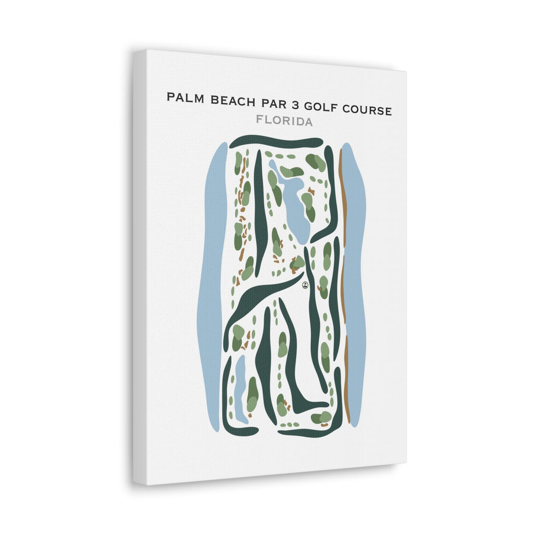 Palm Beach Par 3, Florida - Printed Golf Courses