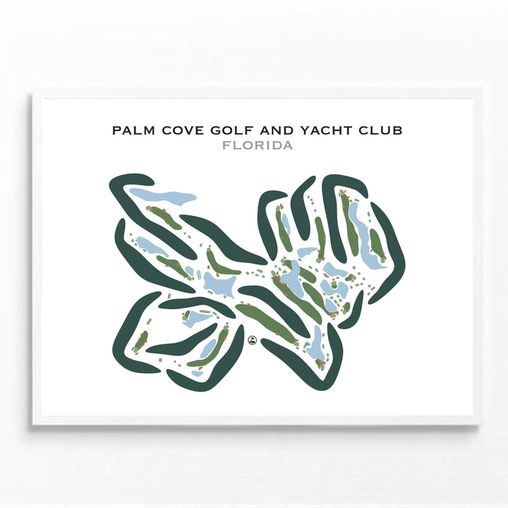 Palm Cove Golf and Yacht Club, Florida - Printed Golf Courses