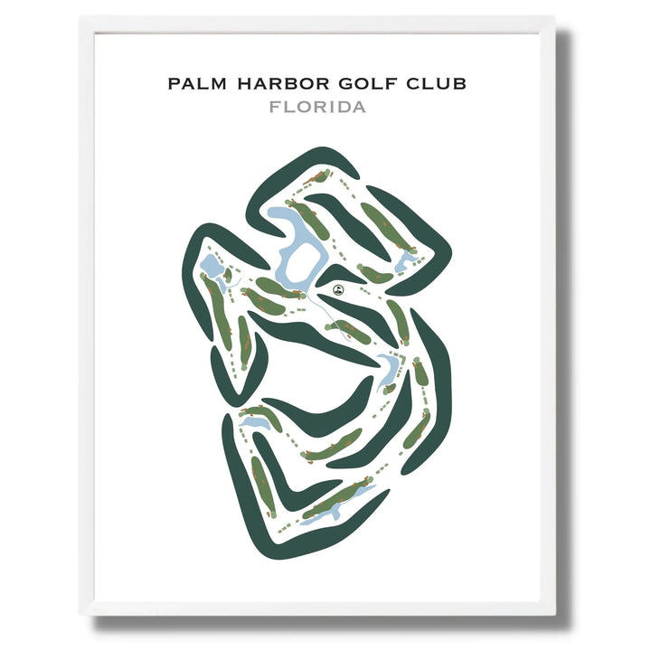 Palm Harbor Golf Club, Florida - Printed Golf Courses