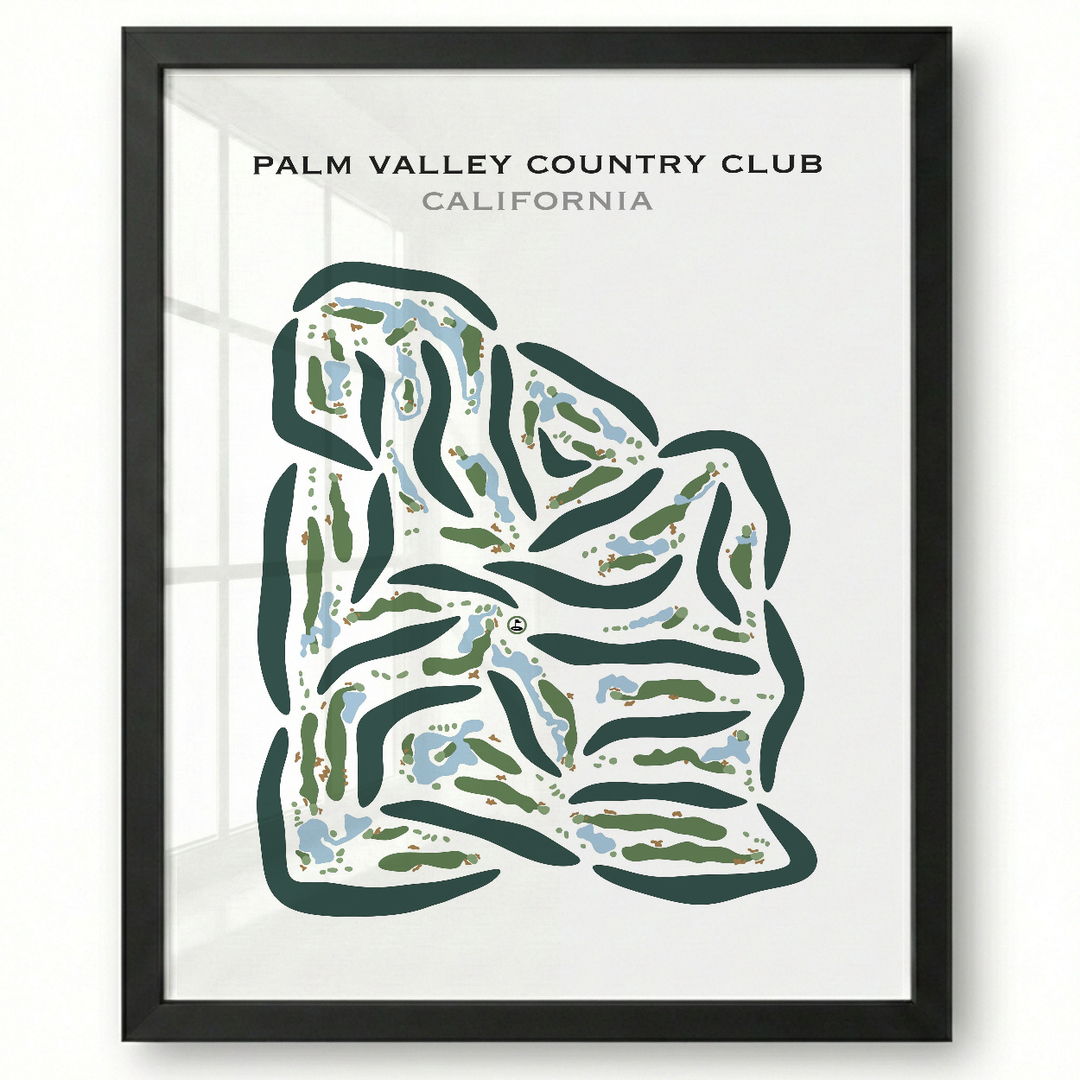 Palm Valley Country Club, California - Printed Golf Course