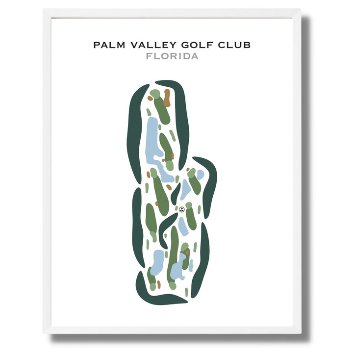 Palm Valley Golf Club, Florida - Printed Golf Courses