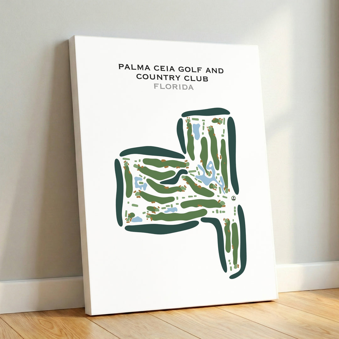 Palma Ceia Golf & Country Club, Florida - Printed Golf Courses