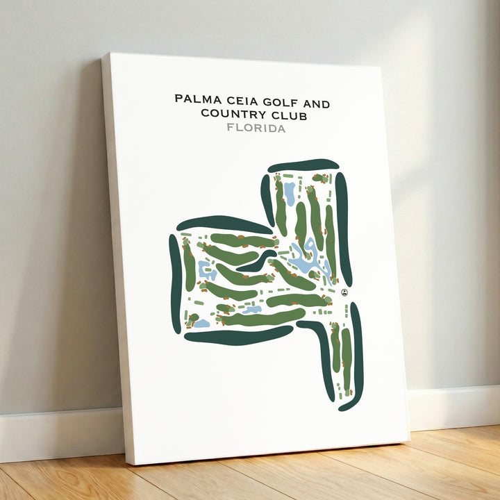 Palma Ceia Golf & Country Club, Florida - Printed Golf Courses