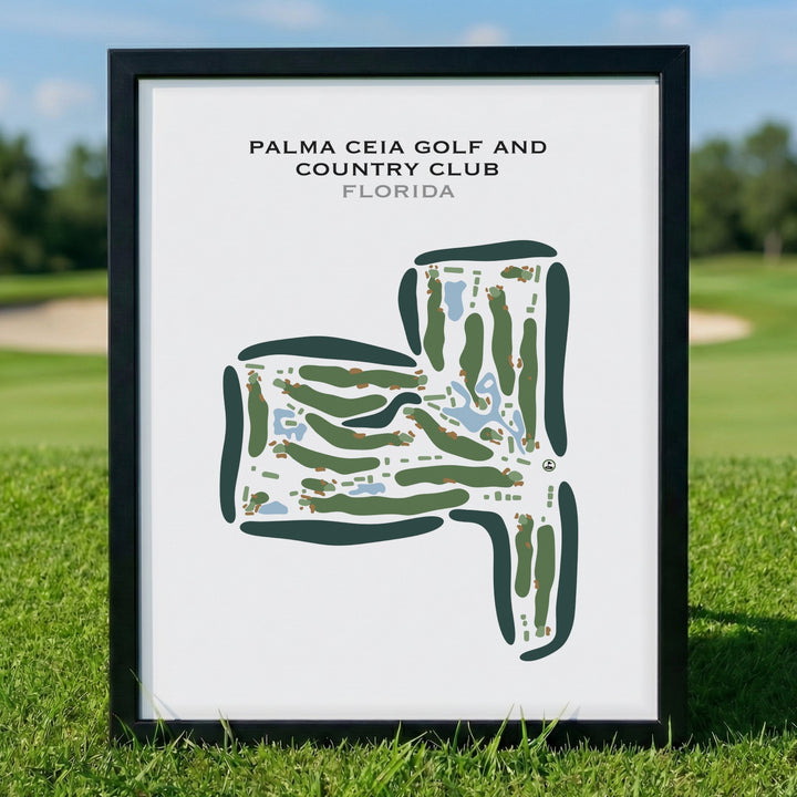 Palma Ceia Golf & Country Club, Florida - Printed Golf Courses