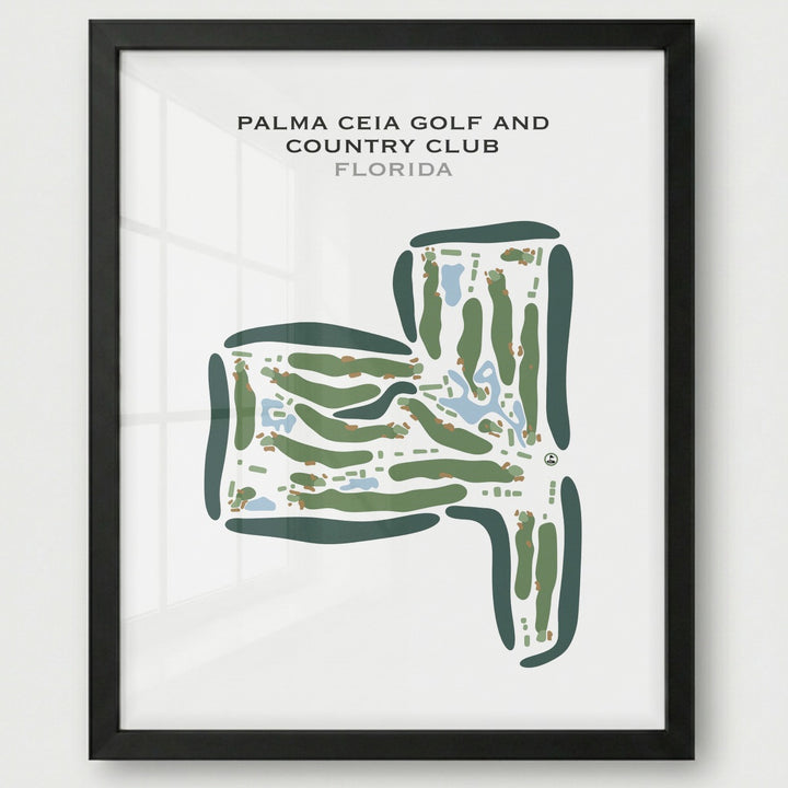 Palma Ceia Golf & Country Club, Florida - Printed Golf Courses
