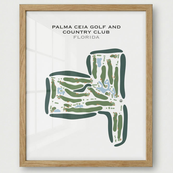 Palma Ceia Golf & Country Club, Florida - Printed Golf Courses