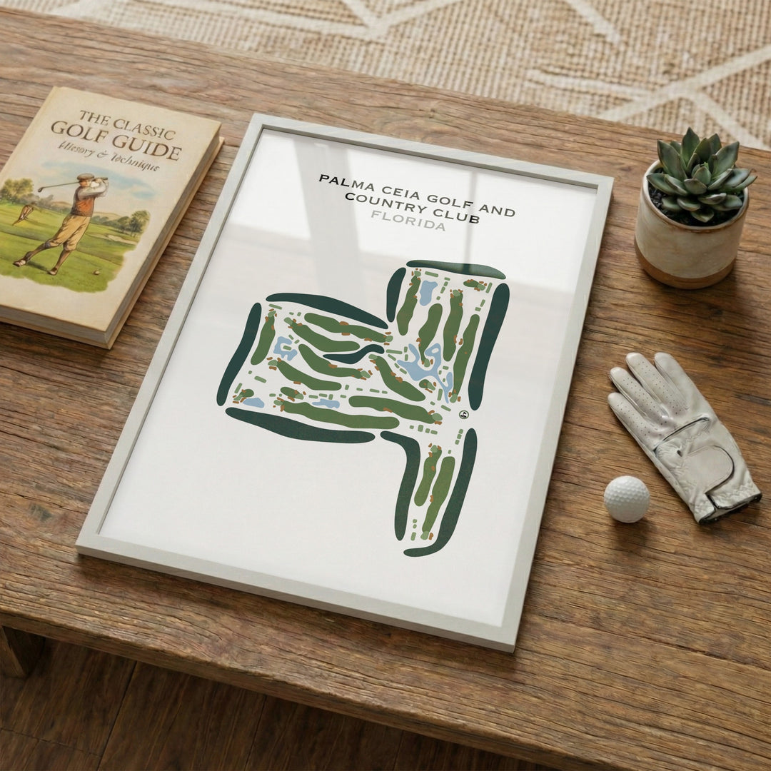 Palma Ceia Golf & Country Club, Florida - Printed Golf Courses