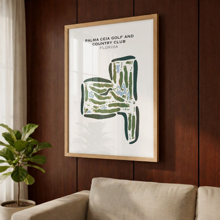 Palma Ceia Golf & Country Club, Florida - Printed Golf Courses